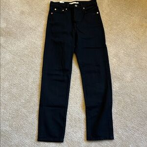 Levi’s wedgie straight jeans black 23